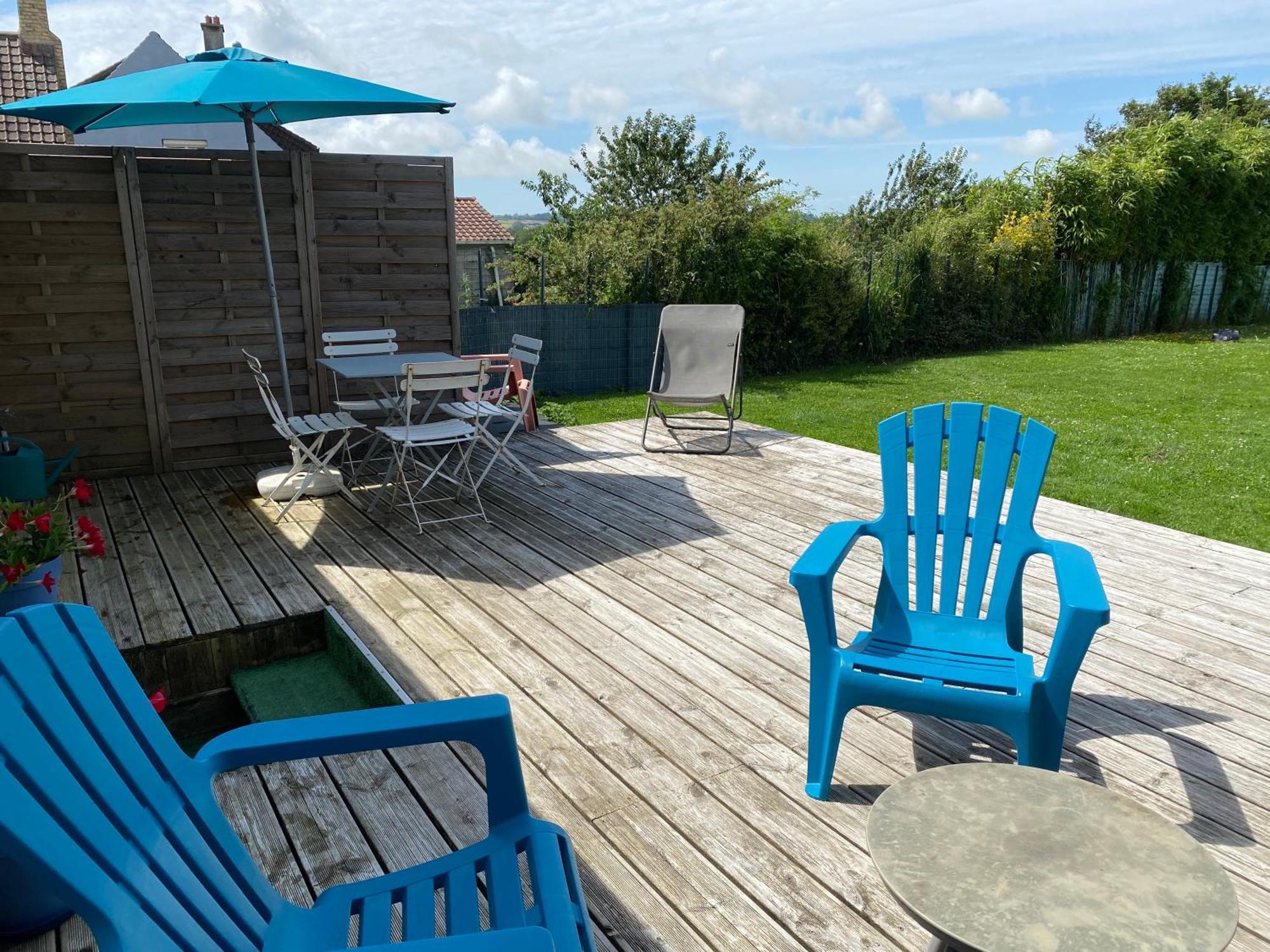 Maison De Village Avec Jardin 15Mn Des Plages, Wifi, 2 Chambres, Jardin Hesdin-lʼAbbé Exteriör bild