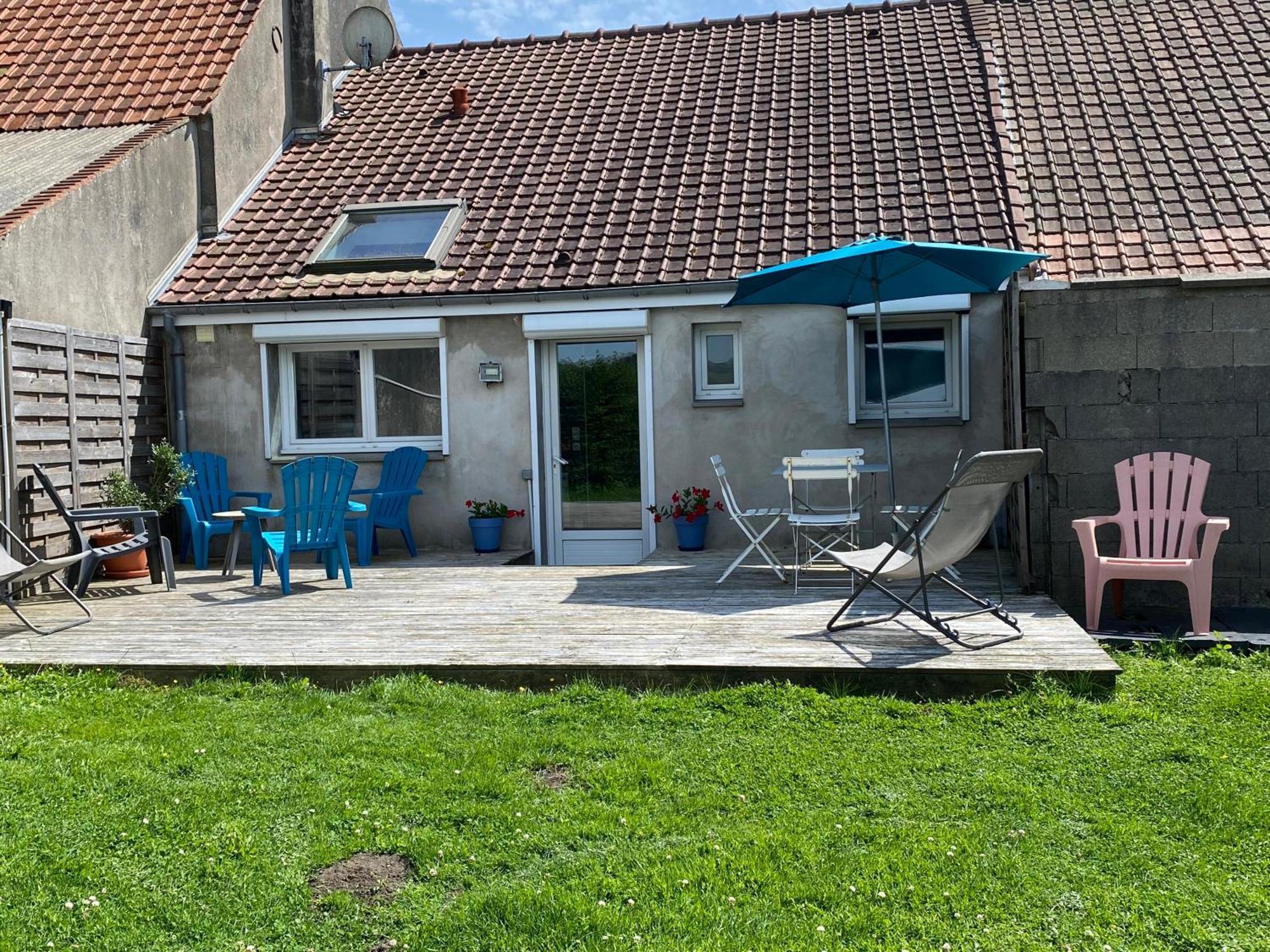 Maison De Village Avec Jardin 15Mn Des Plages, Wifi, 2 Chambres, Jardin Hesdin-lʼAbbé Exteriör bild