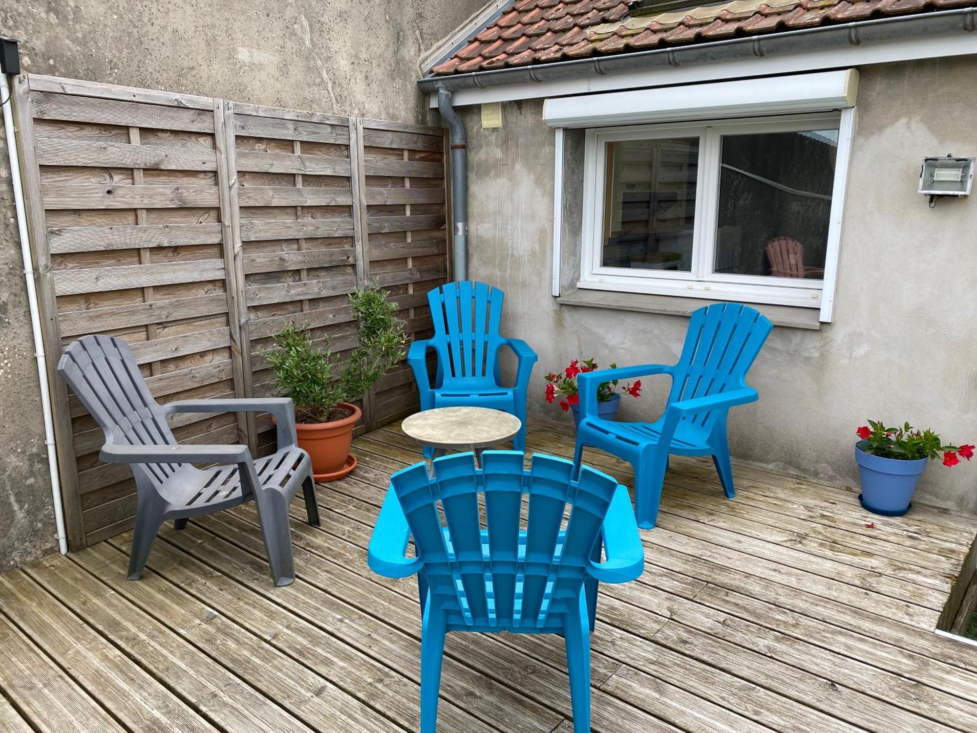 Maison De Village Avec Jardin 15Mn Des Plages, Wifi, 2 Chambres, Jardin Hesdin-lʼAbbé Exteriör bild